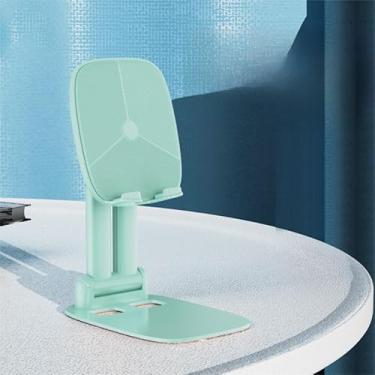 Imagem de Suporte dobrável para celular, suporte para celular de mesa portátil compatível com iPhone 16 15 14 13 Pro Max Mini, 12 11 XR X 8 Plus SE, Smartphone-Green