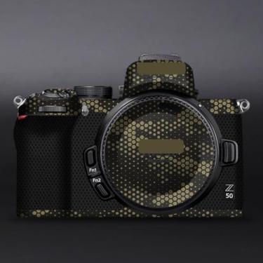 Imagem de Adesivo de capa de câmera Z 50 para Nikon Z50 película protetora de película protetora da pele e resistência ao desgaste Z50 (verde mamãe)