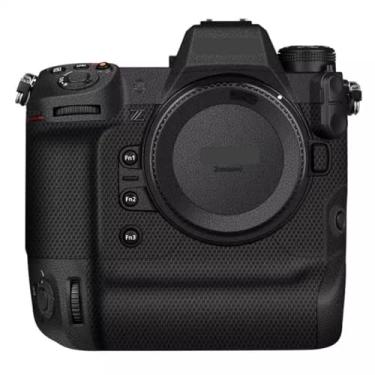 Imagem de Z 9 Adesivo de câmera anti-arranhões revestimento protetor de corpo película protetora capa para Nikon Z9 (couro preto)