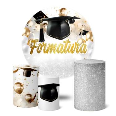 Imagem de Trio Capas Cilindro + Painel Sublimado 1,50m Formatura (K1FOR0009)