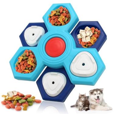 Imagem de Alimentador lento interativo para animais de estimação, brinquedos de enriquecimento de cães, jogo de filhote para treinamento de QI e mental, tigelas de comida para cães pequenos, médios e grandes