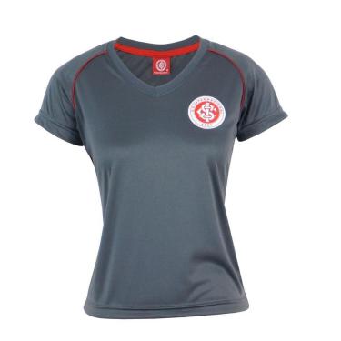 Imagem de Camiseta Futebol Feminina Baby Look Internacional Torcedora Dry-Feminino