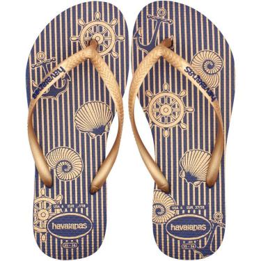 Imagem de Chinelo de Dedo Havaianas Slim Nautical Feminino