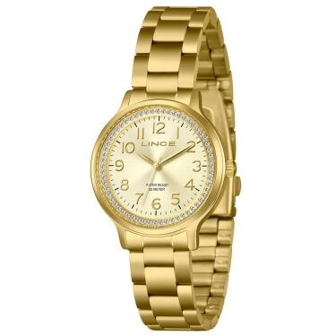 Imagem de Relógio Lince Feminino Ref: Lrgh261l36 C2kx Casual Dourado
