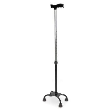 Imagem de Bengala Bastão Alumínio 4 Pontas com Regulagem Dellamed