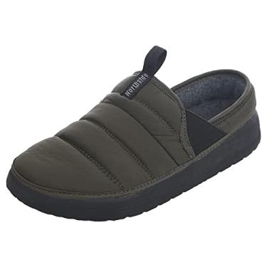 Imagem de Northside Pantufa feminina Rainier Camp – Sapatos de pelúcia para uso interno e externo chinelos de acampamento aconchegantes, Oliva, 37