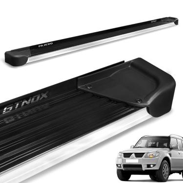 Imagem de Estribo Lateral Pajero Tr4 2002 a 2015 Alumínio Preto A4