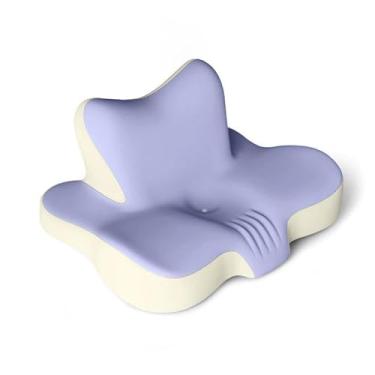 Imagem de Travesseiro de Dormir Proteção da Coluna Cervical Pescoço Suporte Multifuncional Design Ergonômico Cama Almofada Leitura ao Lado para Deitado Vagabundo com Celular Modo Estiramento Reverso 130 Respirá