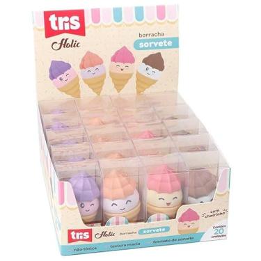 Imagem de BORRACHA TRIS PLASTICA HOLIC SORVETE SORT DP-20