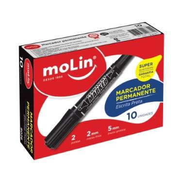 Imagem de Marcador Permanente DBL 85 - Caixa com 10 Unidades - Preto