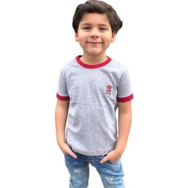 Imagem de CAMISETA MENINO INFANTIL DETALHE NA MANGA PREMIUM GANGSTER-Masculino