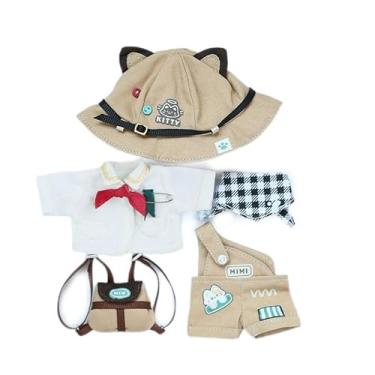 Imagem de ob11 Dress Mountain Holiday Travel Set Backpack Casual 1/12 bjd GSC Alsi P9 Goblin Body Doll Clothes Light Brown