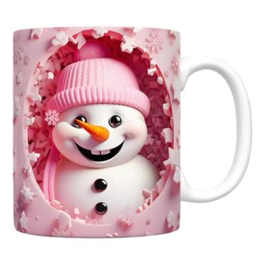 Imagem de Caneca do feriado de inverno, xícara de café do - 350ml caneca bebendo de café cerâmico do Natal - Xícaras de chá quente, xícaras de leite gelado para leite, água gelada, suco, café, chá