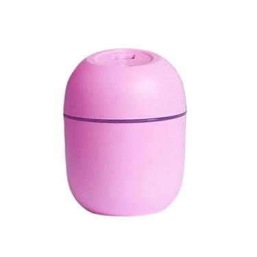 Imagem de Mini Umidificador Difusor Aromatizador Portátil USB Led Purificador De Ar Casa Escritório Escola(LILÁS)