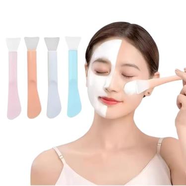 Imagem de Kit 4 Espátulas para Skincare – Aplicação de Argila, Máscaras e Cremes | Estética Facial