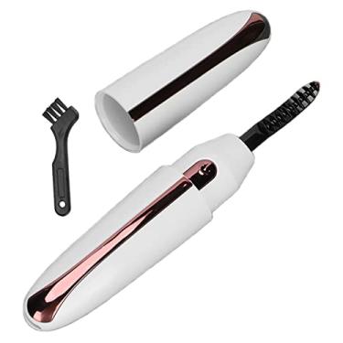 Imagem de Yinhing Modelador de Cílios Elétrico, Ferramenta Recarregável Usb para Ondulação de Cílios Com Pente Anti-escaldante Dupla Face para Cílios Postiços e Cílios (WHITE)