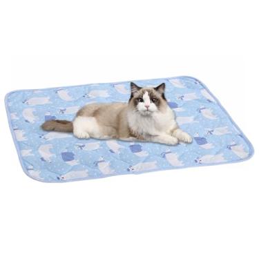 Imagem de Tapete de resfriamento para cães, tapetes de resfriamento para cães | Cobertor portátil fácil de lavar 50 x 40 cm, acessórios de cama para gatos, gatinhos, amigos peludos, ambientes internos e