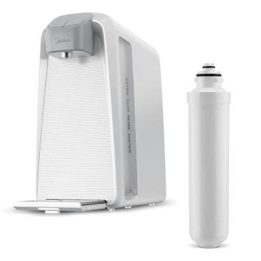 Imagem de Kit Purificador De Água Slimpure Branco + 1 Filtro Refil Midea JDD2580TW.FPBTNB1x - Bivolt