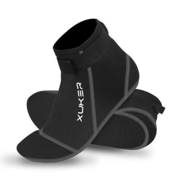 Imagem de Meias de neoprene XUKER 3mm para esportes aquáticos, praia e futebol