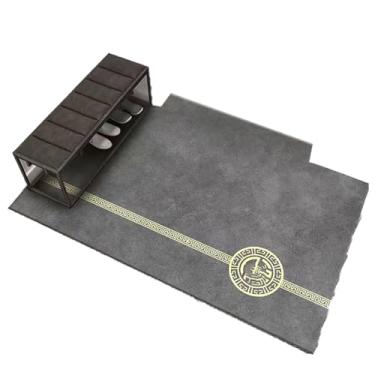 Imagem de SPXMQSS Tapete de banheiro antiderrapante para banheiro tapete de banho super absorvente tapete de chuveiro grande decoração de banheiro tapetes laváveis G 100 x 120 cm