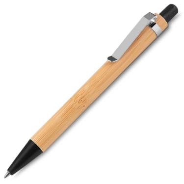 Imagem de Genérico Kit Caneta Ecológica Esferográfica Retrátil, Papel Reciclado, Azul, Estilo Sustentável, Texturizado, 2 Unidades, para Escrita Geral, 6 Anos ou Mais (Preto .)