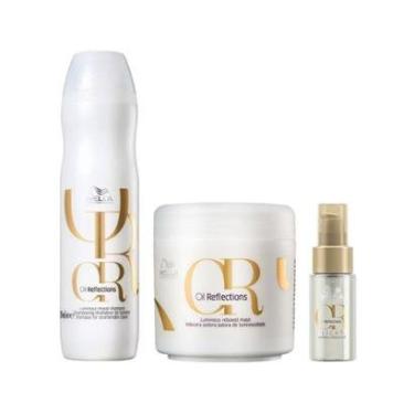 Imagem de Kit Wella Oil Reflections - Shampoo e Máscara e Óleo-Unissex