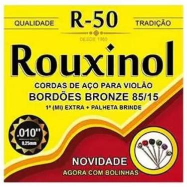 Imagem de Encordoamento rouxinol violao aco bronze 85/15 c/bolinha r50