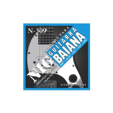 Imagem de Encordoamento nig n309 p/ guitarra baiana 009/048