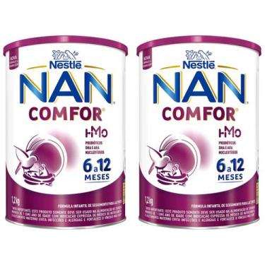 Imagem de Fórmula Infantil Comfor HMO NAN Nestlé 1,2kg, 2 unidades