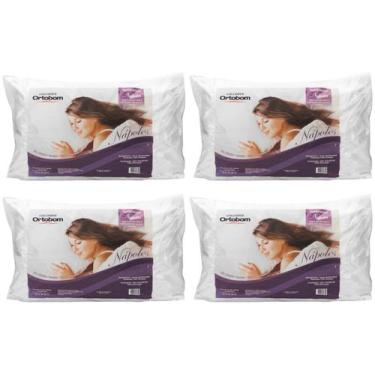 Imagem de Kit Travesseiro Ortobom de Cabeça Poliéster , 4