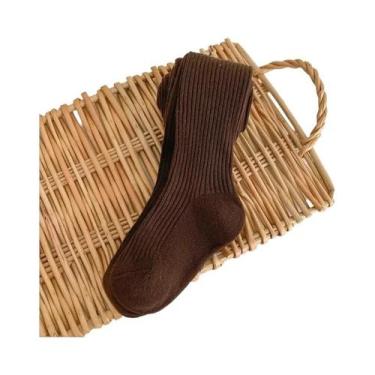 Imagem de Leggings De Algodão Para Meninas, Meias Calças Para Crianças De 1 a 9 