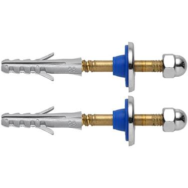 Imagem de KIT PARAFUSO FIXADOR P/VASO SANITARIO C/BUCHA N°10