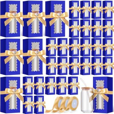 Imagem de Windyun 100 caixas de presente para copos de vidro de sublimação, caixas de exposição transparentes para 340 g, 473 ml, 590 ml, embalagem de exposição, para frascos, canecas, suprimentos de festa