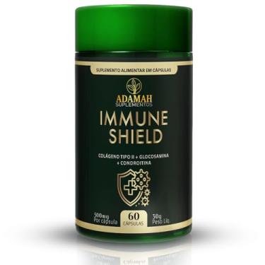 Imagem de Immune Shield Adamah - Complexo para Imunidade com Própolis e Geléia Real - Vitamina C, D3, Zinco e Selênio - Blindagem e Defesa do Organismo - 60 Cápsulas