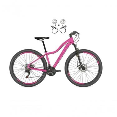 Imagem de Bicicleta Aro 29 Absolute Hera Feminina Alumínio 21v Freio Hidraulico Garfo Suspensão Mtb rosa Tam: 17