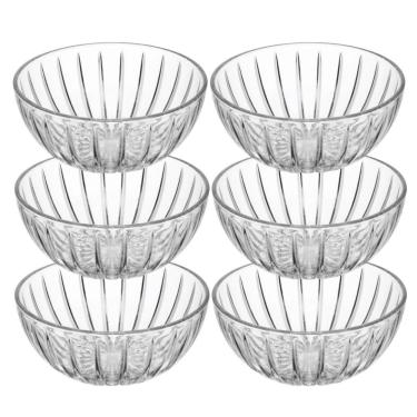 Imagem de Jogo 6 Bowl De Cristal Ecológico Mini Tigela Cumbuca Transparente Wolff 300ml