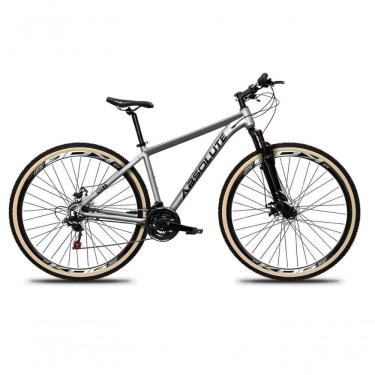 Imagem de Bicicleta Aro 29 Absolute Nero 5 Alumínio Mtb 27v K7 Freio A Disco Garfo Suspensão cinza Tam: 17