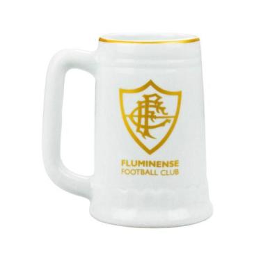 Imagem de Caneca Branca Porcelana 500Ml - Fluminense - Mileno