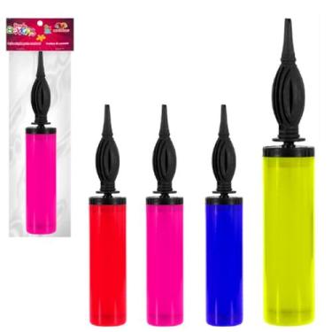 Imagem de Bomba De Encher Bexigas Balão Inflador Balões Manual P/ Festa Bombinha