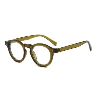 Imagem de Óculos de Sol Retrô Pequenos e Circulares, Modernos, com Proteção Anti-Luz Azul, Óculos Casuais Femininos