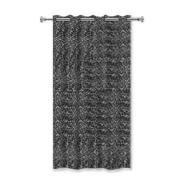 Imagem de Cortina de Box Banheiro PVC com Ilhós Antimofo Resistente Impermeável Várias Estampas cortina banheiro para Uso Diário Residencial ou Comercial com Boa Vedação e Privacidade(Fumê C/Ilhos)