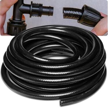 Imagem de Carpathen Linha principal de tubulação de irrigação de 1/2 - Tubo de irrigação por gotejamento de 15 m perfeito para sistema de jardim push-to-connect ou como mangueira de distribuição em branco com 4