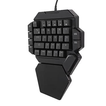 Imagem de Teclado de Uma Mão Com 35 Teclas e Teclado Ergonômico de Jogo de Jogos Com Teclado de Mão BGB Llitsingle Com Teclas Programáveis ​​para Jogadores