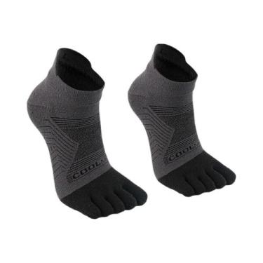 Imagem de Meias Esportivas De Dedos Duplos Para Corrida, Finas, Respiráveis E De