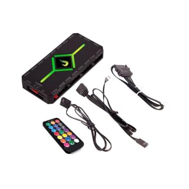 Imagem de Controladora Fan Rise Mode (9 portas PWM + 9 portas ARGB 3P 5v)