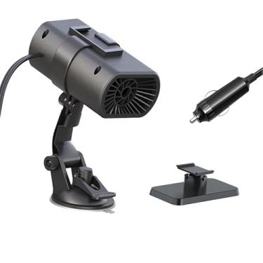 Imagem de Car Heater 12V 150W 2-in-1 Defroster & Defogger, Fast Heating, Large Airflow, 360° Rotation, Durable High-Temp Design for All 12V Vehicles B26