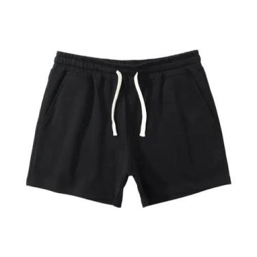 Imagem de Bermuda Masculina De Verão Em Algodão Respirável Para Academia, Corrid