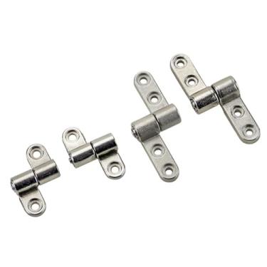 Imagem de Posicionamento de dobradiça de amortecimento pequena com eixo de torque ajustável e dobradiça flip de 360 graus para parada arbitrária do orifício da pia, 1 peça (tamanho pequeno G)