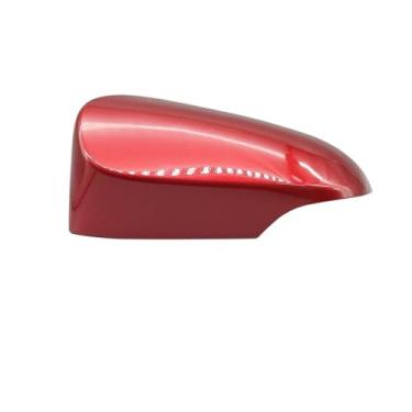Imagem de Capa para espelho retrovisor automático, compatível com toyota yaris 2012 2013 2014 2015 2016 2017 2018 2019, tampa do espelho externo(Red LH)