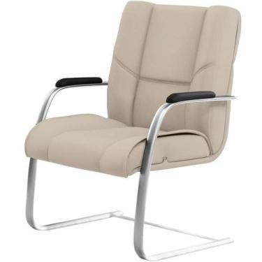 Imagem de Cadeira De Escritório Fixa Executiva New Onix F02 Tecido Sintético Are